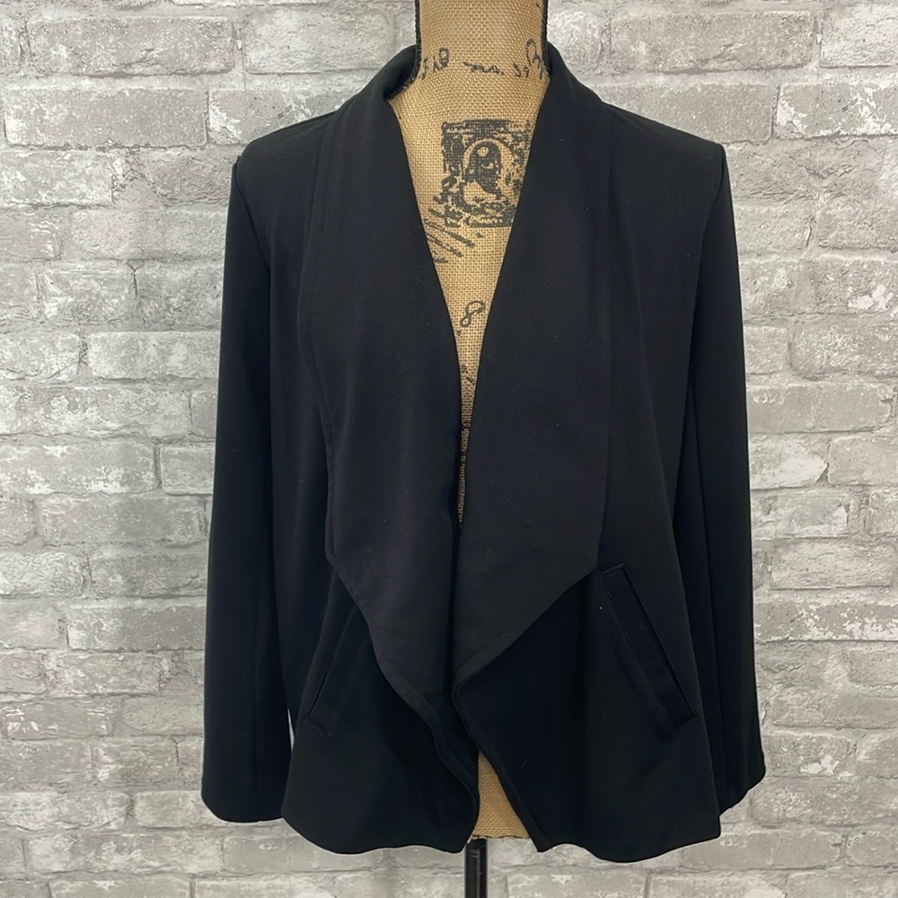 Banana Republic Black Open Blazer